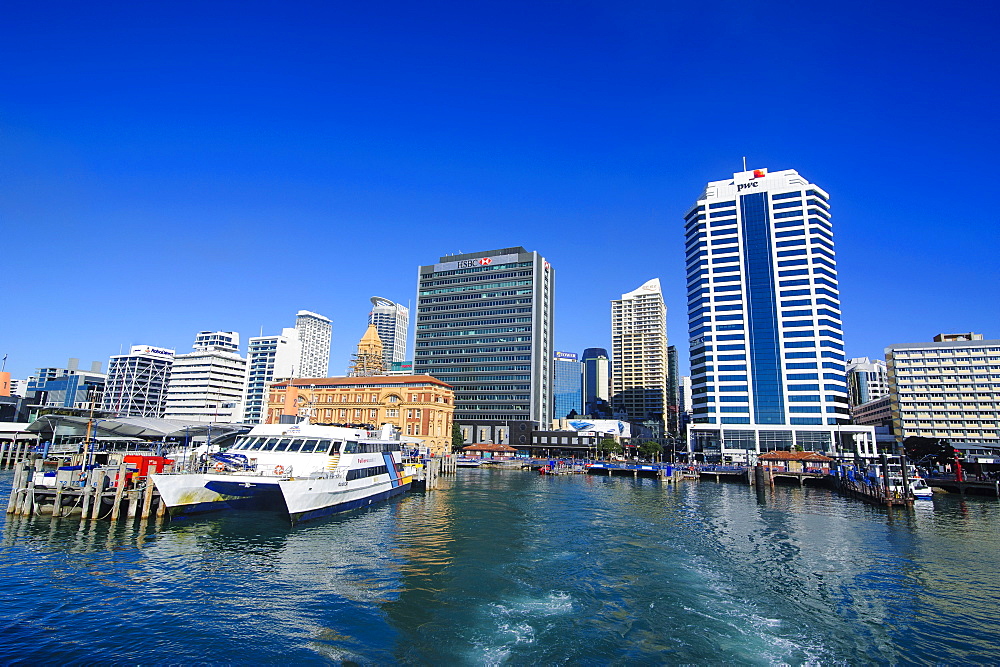 Skyline of Auckland, North Island, New Zealand, Pacific