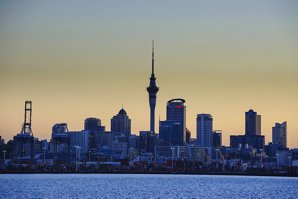 Skyline of Auckland, North Island, New Zealand, Pacific