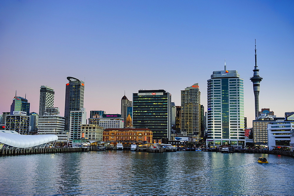 Skyline of Auckland, North Island, New Zealand, Pacific