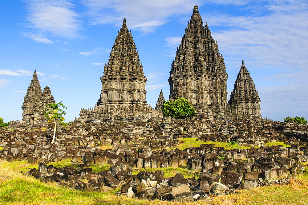 The Prambanan Temple complex, UNESCO World Heritage Site, Java, Indonesia, Southeast Asia, Asia