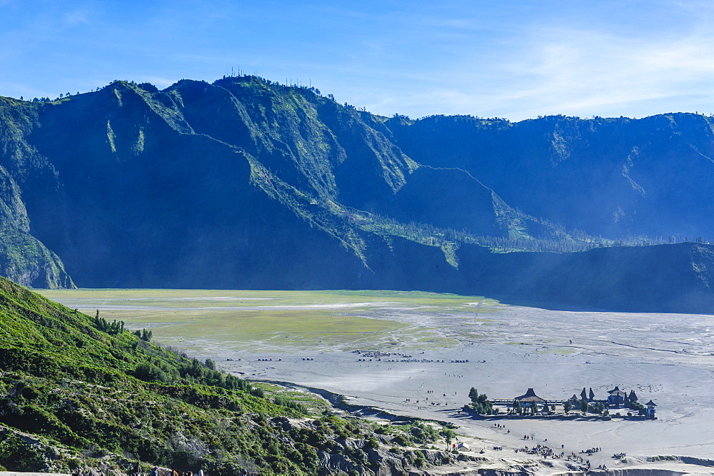 View over the Mount Bromo crater, Bromo Tengger Semeru National Park, Java, Indonesia, Southeast Asia, Asia