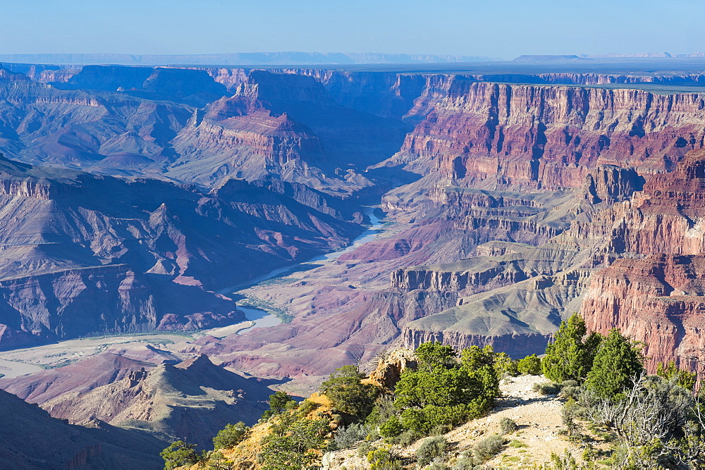 Desert view point over the Grand Canyon, UNESCO World Heritage Site, Arizona, United States of America, North America