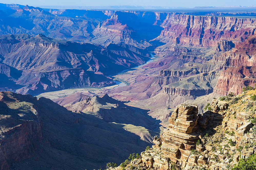 Desert view point over the Grand Canyon, UNESCO World Heritage Site, Arizona, United States of America, North America