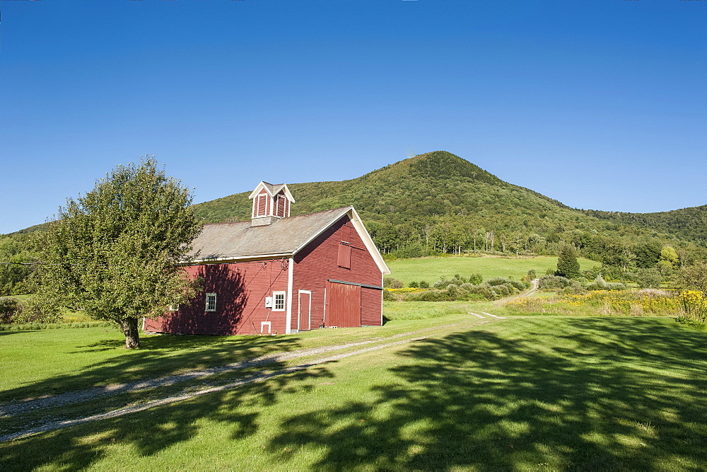 Little farm in the mountains in Dorset, Vermont, New England, United States of America, North America 