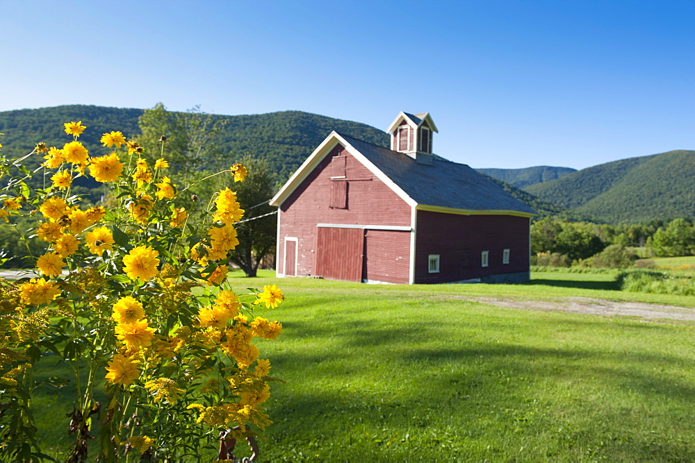 Little farm in the mountains in Dorset, Vermont, New England, United States of America, North America 