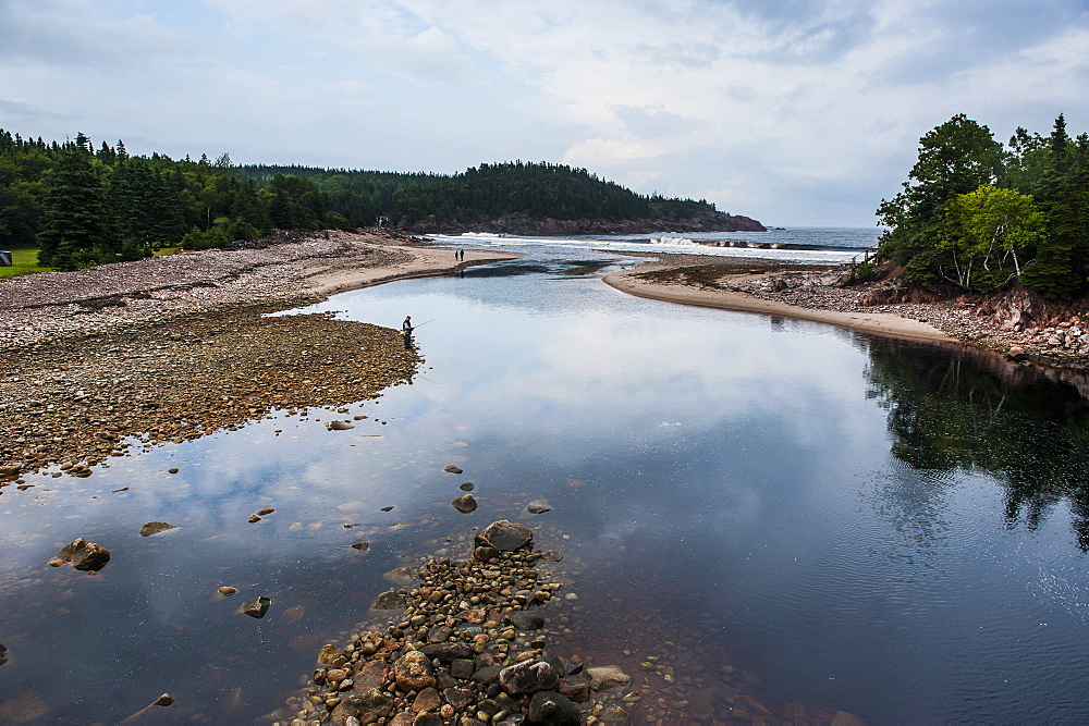 MacDonalds Big Pond, Cape Breton Highlands National Park, Cape Breton Island, Nova Scotia, Canada, North America 