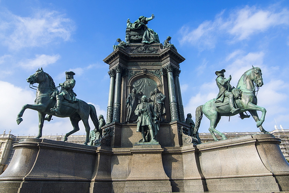 Maria-Theresa monument on Maria-Theresien-Platz in front of the Museum of Natural History, Vienna, Austria, Europe