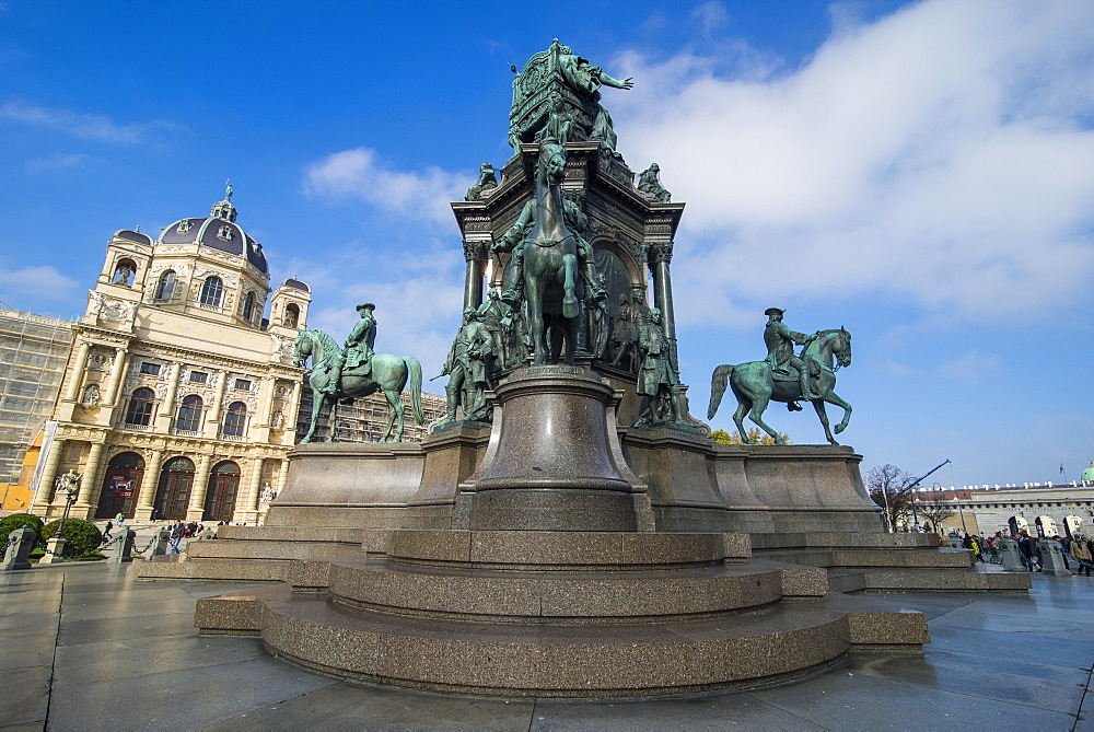 Maria-Theresa monument on Maria-Theresien-Platz in front of the Museum of Natural History, Vienna, Austria, Europe