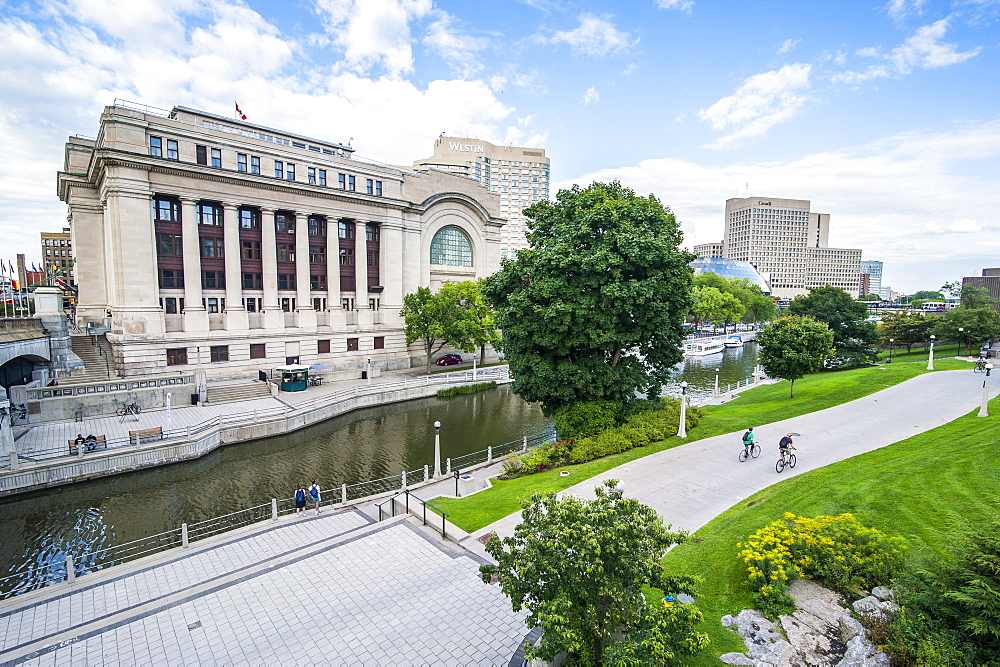 Government Conference Center on the Rideau Canal, Ottawa, Ontario, Canada, North America