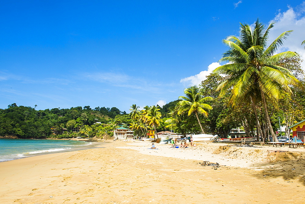 Beach of Castara,Tobago, Trinidad and Tobago, West Indies, Caribbean, Central America