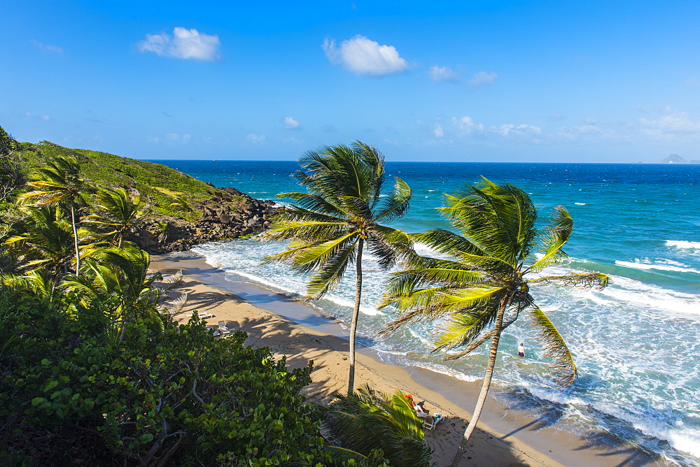 View over Petite Anse near Sauteurs, Grenada, Windward Islands, West Indies, Caribbean, Central America