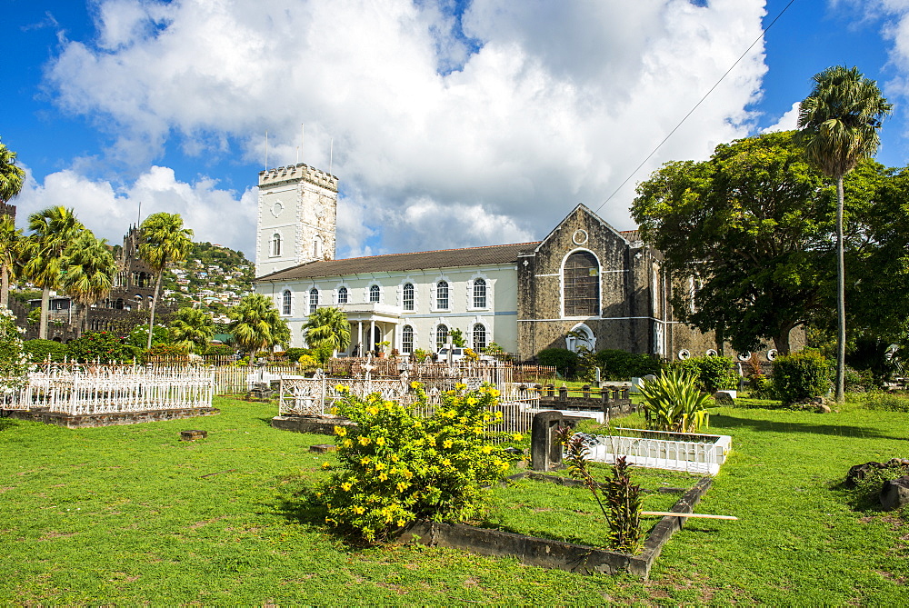 St. George's Cathedral, Kingstown, St. Vincent, St. Vincent and the Grenadines, Windward Islands, West Indies, Caribbean, Central America