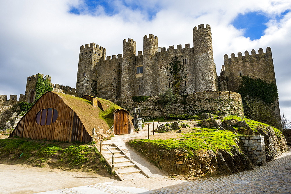 The castle, Obidos, Estremadura, Portugal, Europe