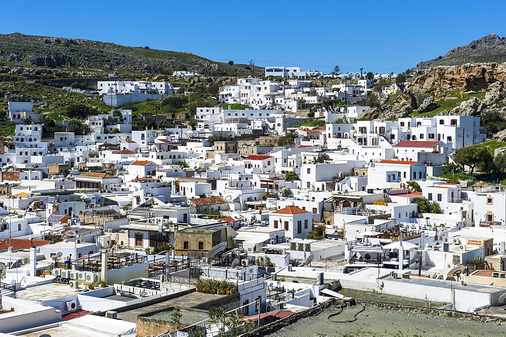 Lindos, Rhodes, Dodecanese Islands, Greek Islands, Greece, Europe