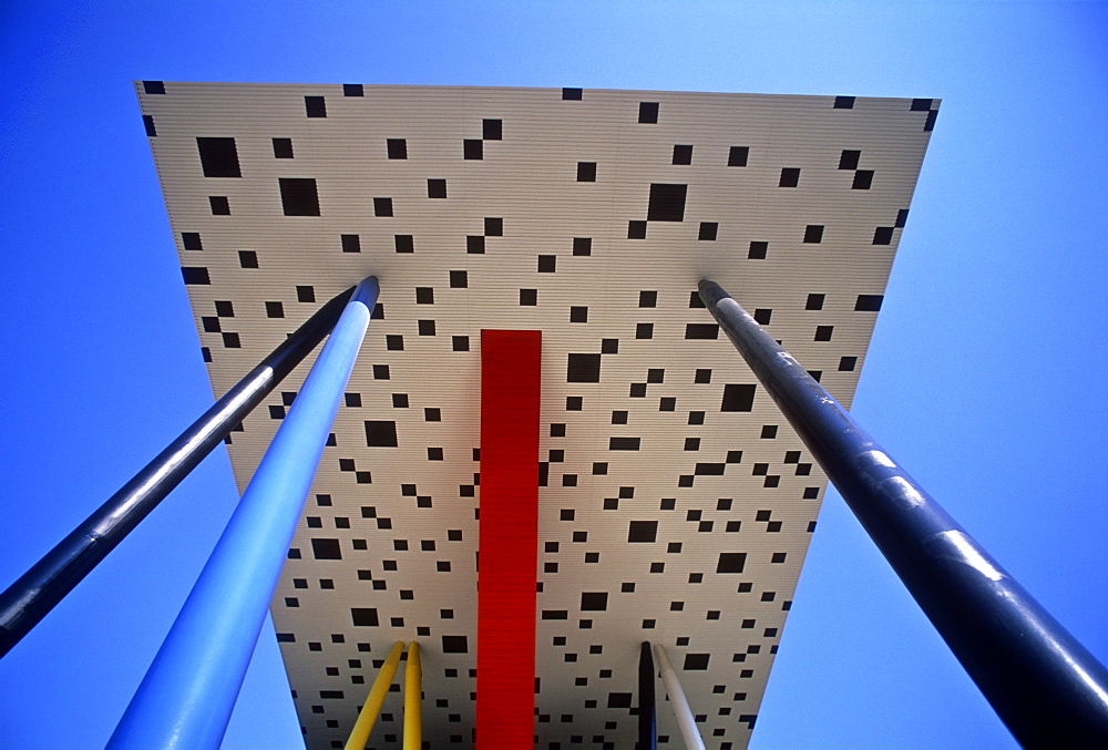 Ontario College of Art, building designed by architect Will Alsop, Toronto, Ontario, Canada, North America