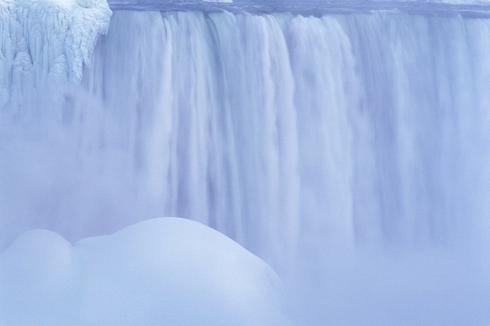 Niagara Falls in the winter, Niagara Falls, Ontario, Canada, North America