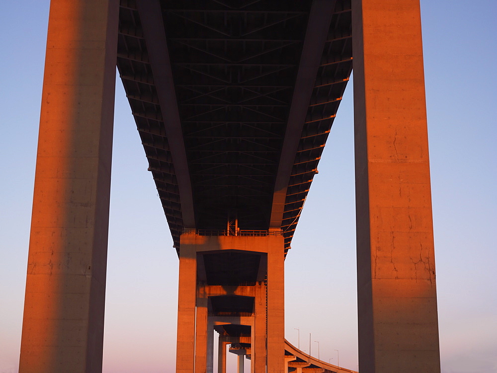 View of Garden City Skyway Bridge, St. Catharines, Ontario, Canada, North America