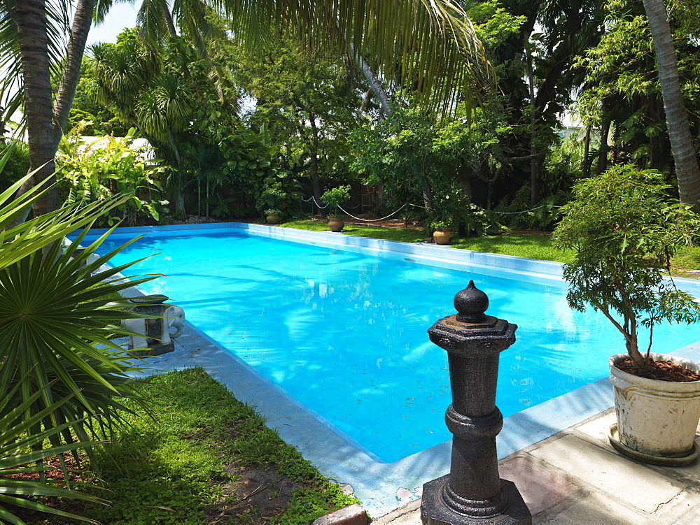 Pool, Hemingway House, Key West, Florida, United States of America, North America