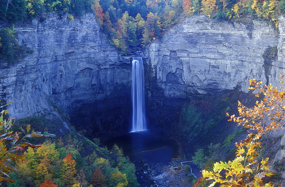 Taughannock Falls, Taughannock Falls State Park, Ithaca, New York State, United States of America, North America