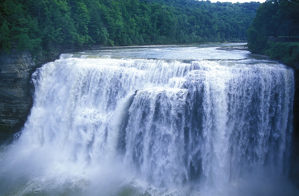 Middle Falls, Letchworth State Park, New York State, United States of America, North America