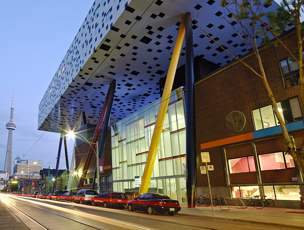 Ontario College of Art, building designed by architect Will Alsop, Toronto, Ontario, Canada, North America