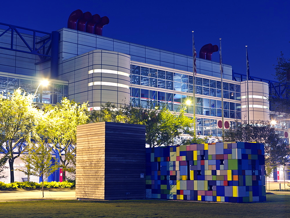 George R. Brown Convention Center at dawn, Houston, Texas, United States of America, North America