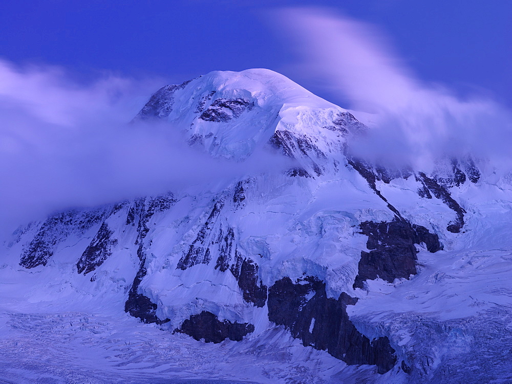 Mount Breithorn, Gornergrat, Zermatt, Valais, Swizerland, Europe