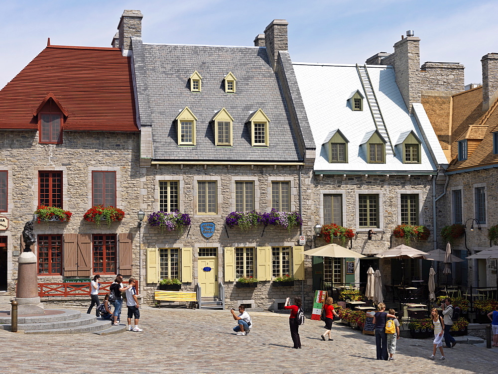 Petit Champlain, Lower Town, UNESCO World Heritage Site, Quebec City, Quebec, Canada, North America