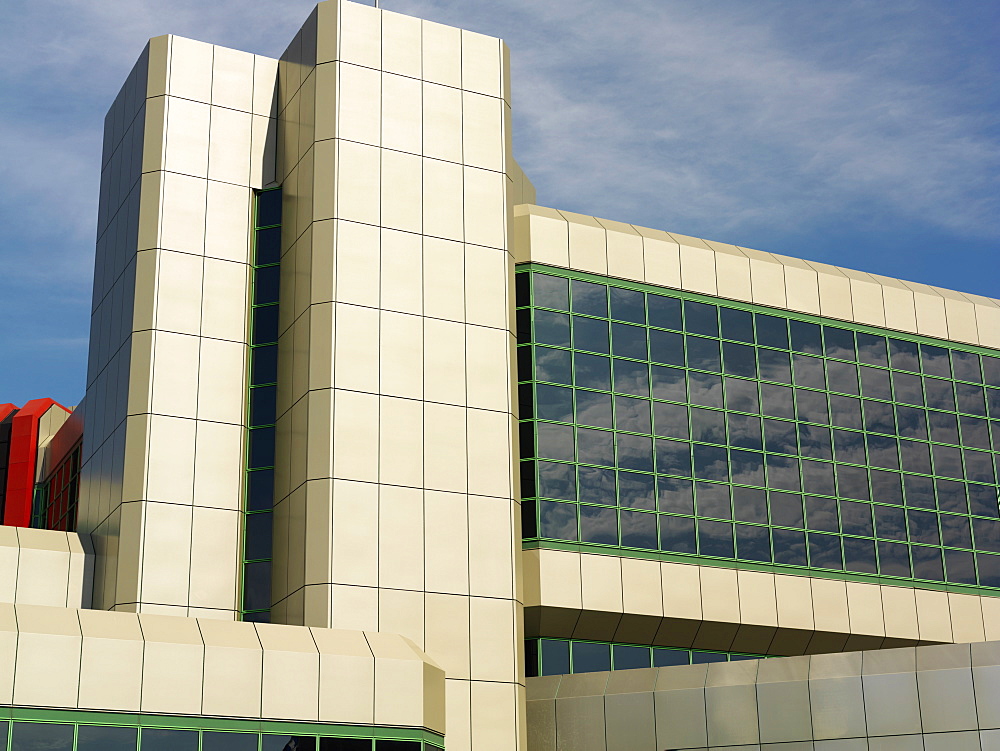 Quebec Auto Insurance office building, exterior view, Quebec City, Quebec, Canada, North America