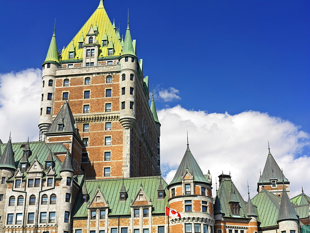 Chateau Frontenac, UNESCO World Heritage Site, Quebec City, Quebec, Canada, North America