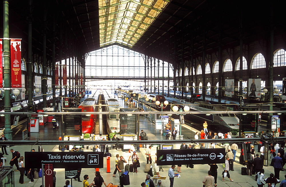 Gare du Nord train station, Paris, France, Europe