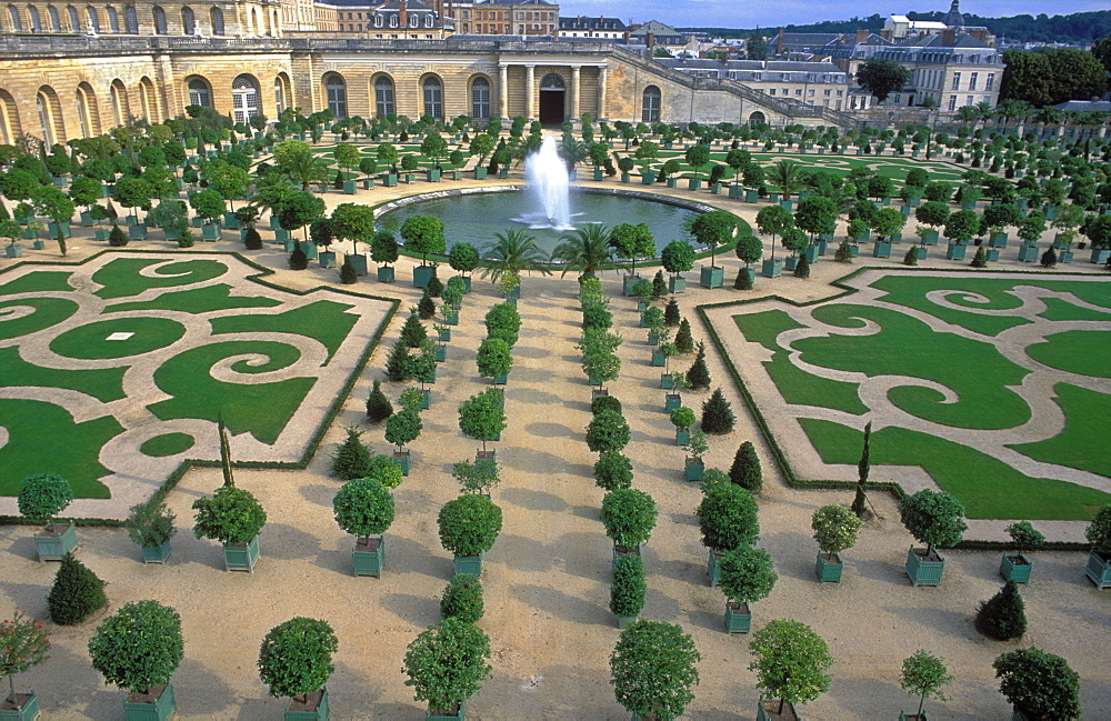 The Gardens of Versailles and The Orangery, UNESCO World Heritage Site, Versailles, France, Europe