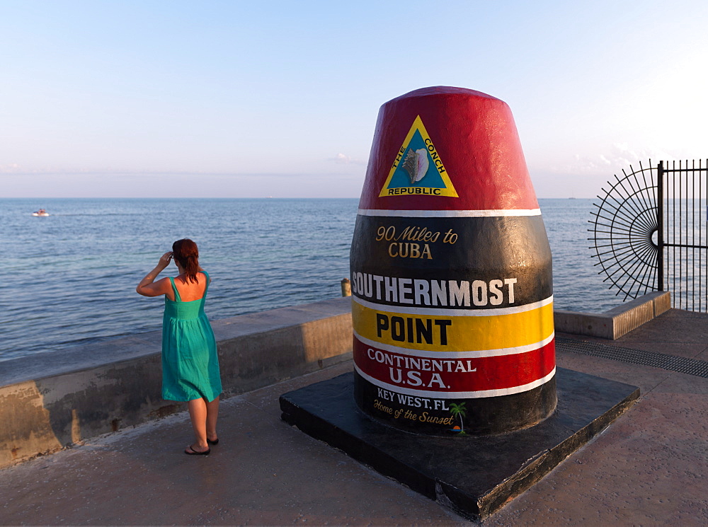 Southernmost point in the USA, Key West, Florida, United States of America, North America