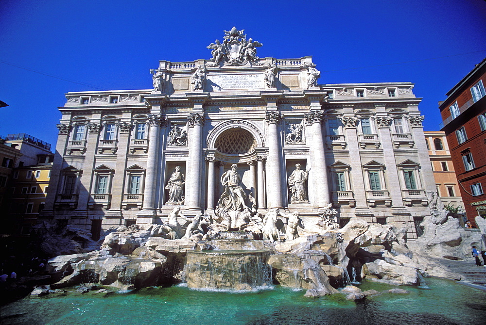 The Trevi Fountain, Rome, Lazio, Italy, Europe