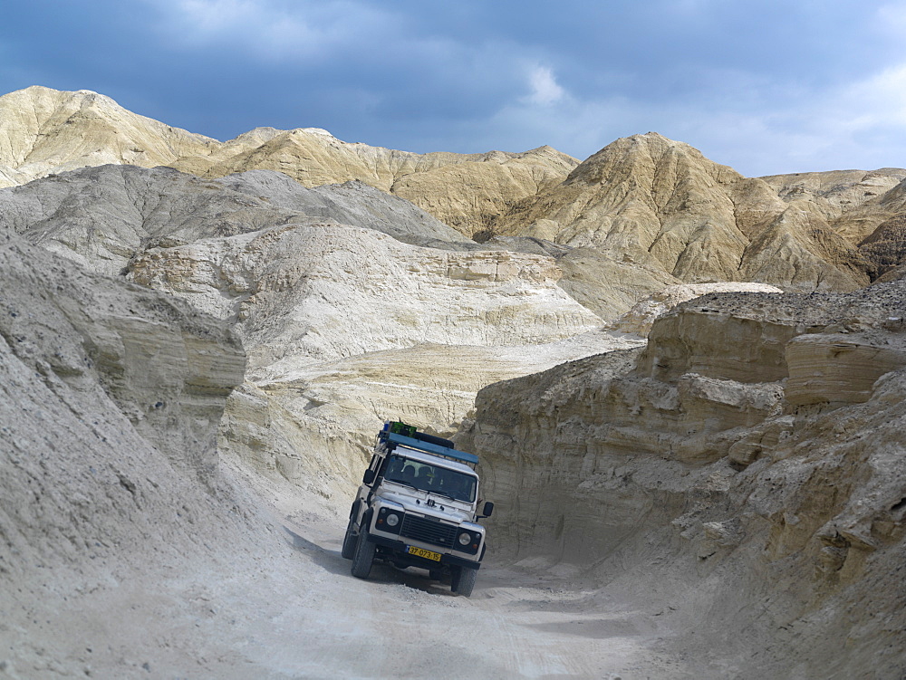 Jeep tour of Mount Sodom just south of Ein Bokek, Israel, Middle East