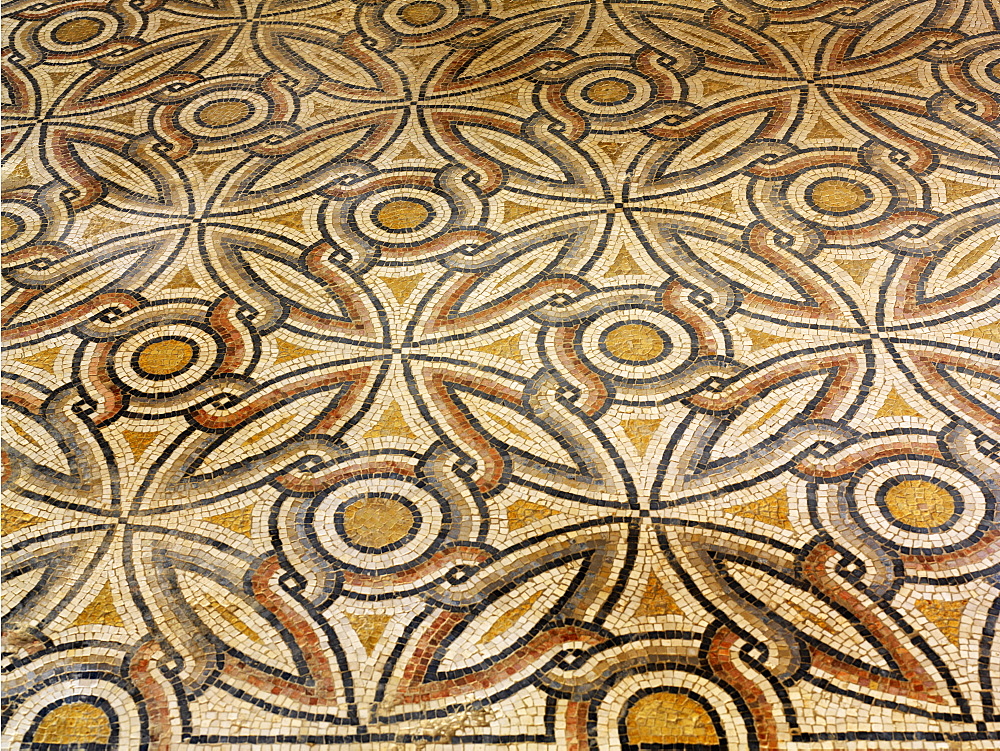 Mosaic floors, Roman Villa, Zippori, Israel, Middle East