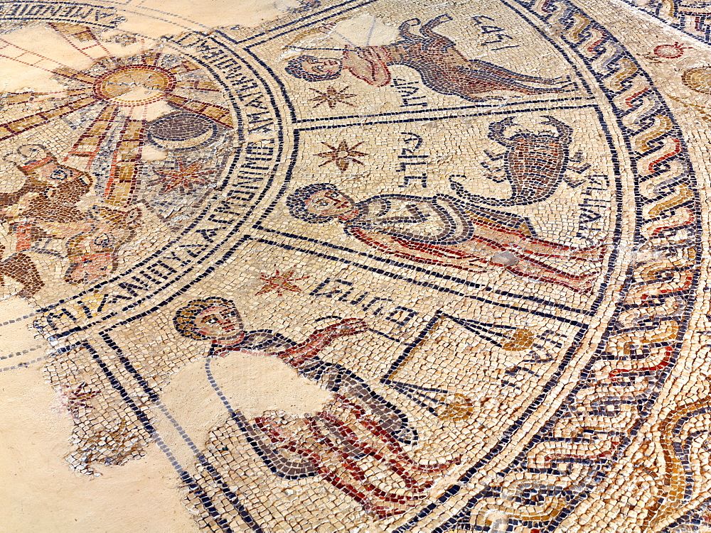 Mosaic floors, Roman Villa, Zippori, Israel, Middle East