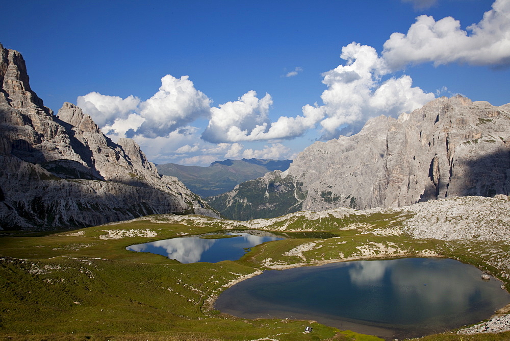 Alpine ponds, Dolomites, eastern Alps, Belluno province, Italy, Europe