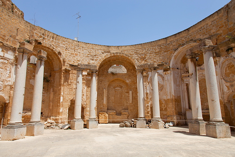 Sant'Ignazio Church ruins, Mazara del Vallo, Sicily, Italy, Europe