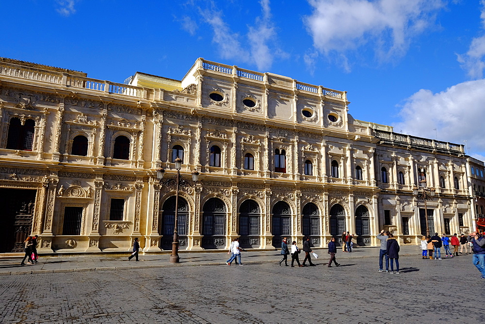 Ayuntamiento, Plaza de San Francisco, Seville, Andalucia, Spain, Europe 