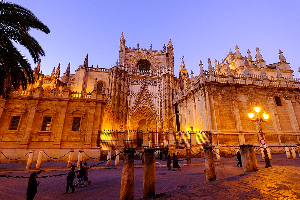 Seville Cathedral, UNESCO World Heritage Site, Seville, Andalucia, Spain, Europe 