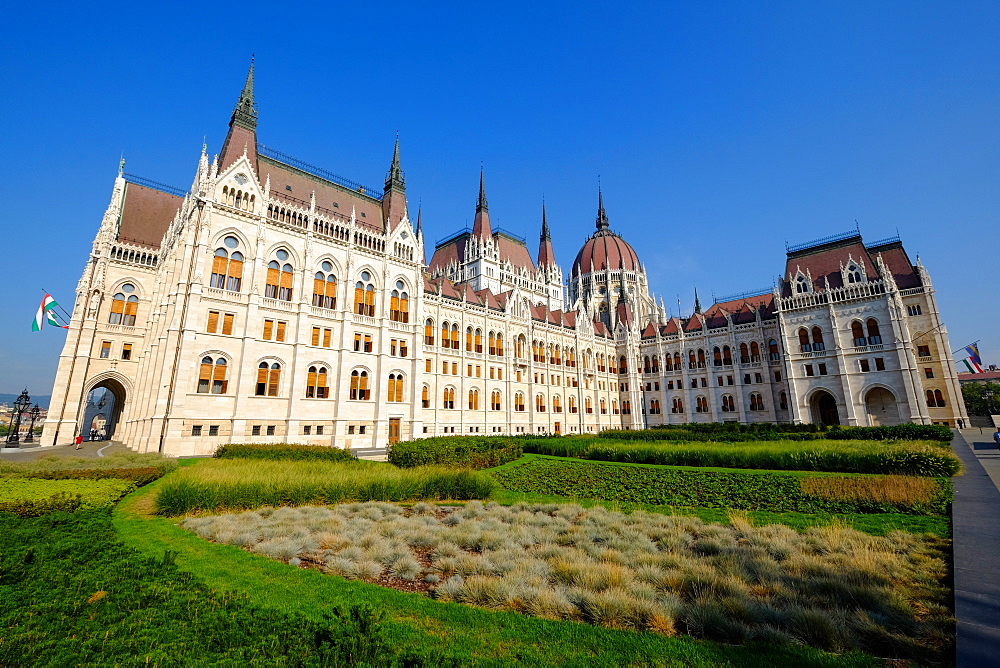 The Hungarian Parliament Building, Budapest, Hungary, Europe