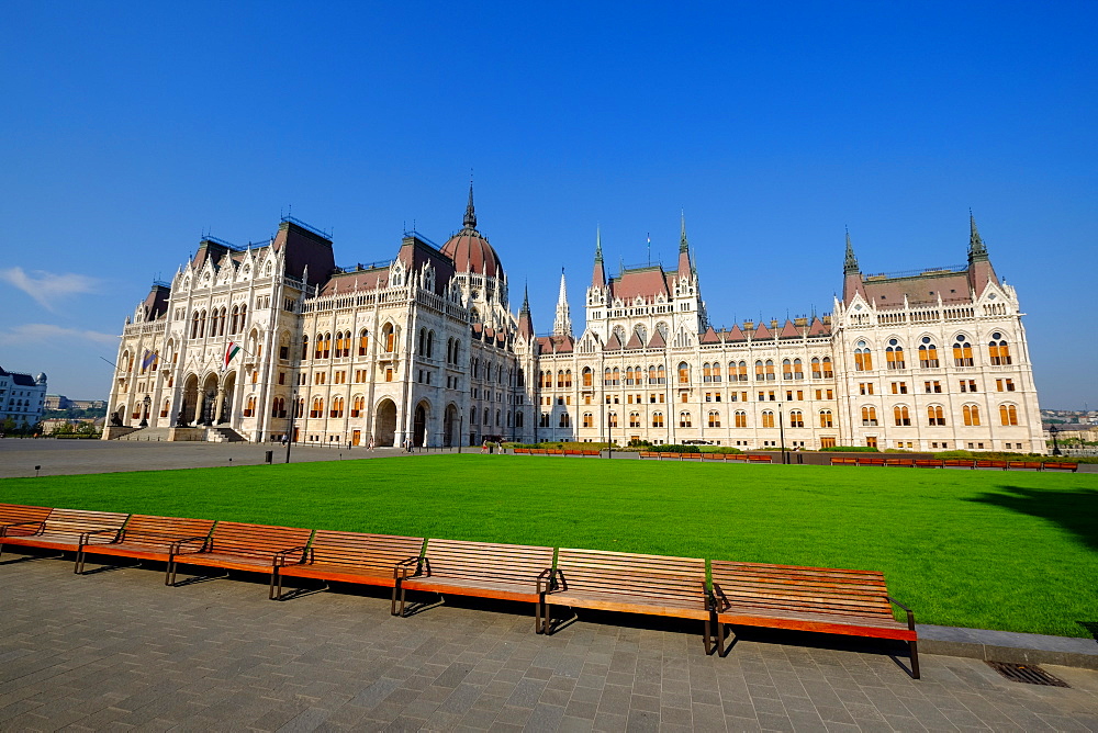 The Hungarian Parliament Building, Budapest, Hungary, Europe