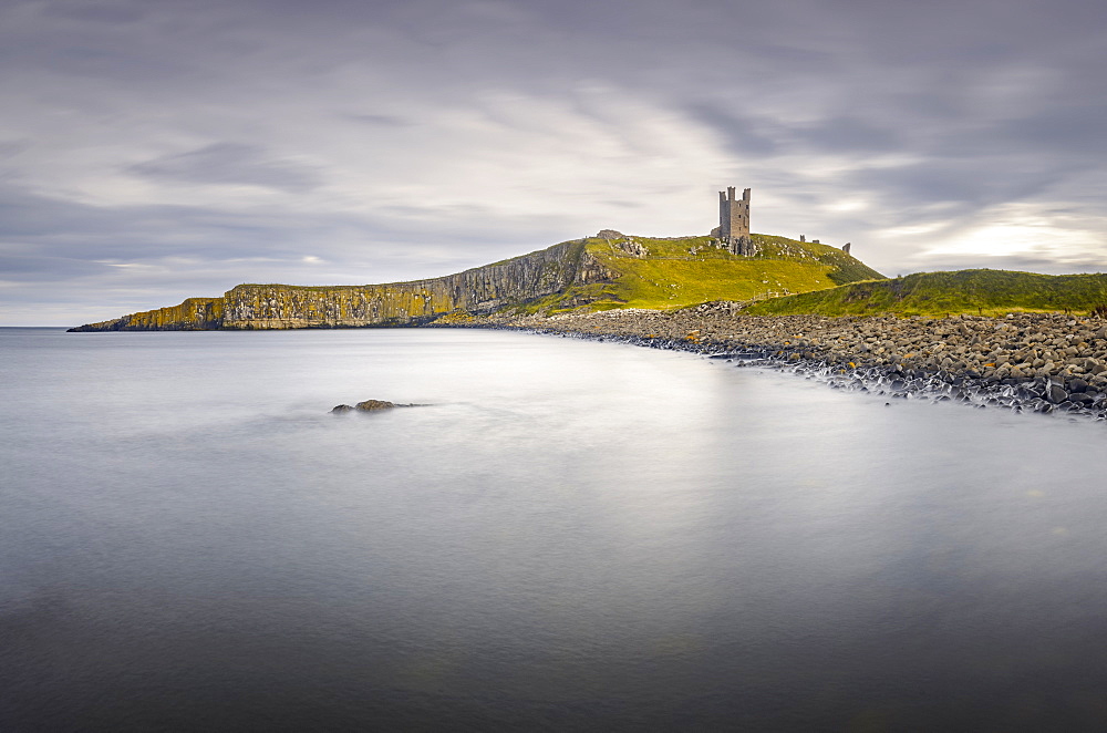 Lilburn Tower, Dunstanburgh Castle, Northumberland, England, United Kingdom, Europe