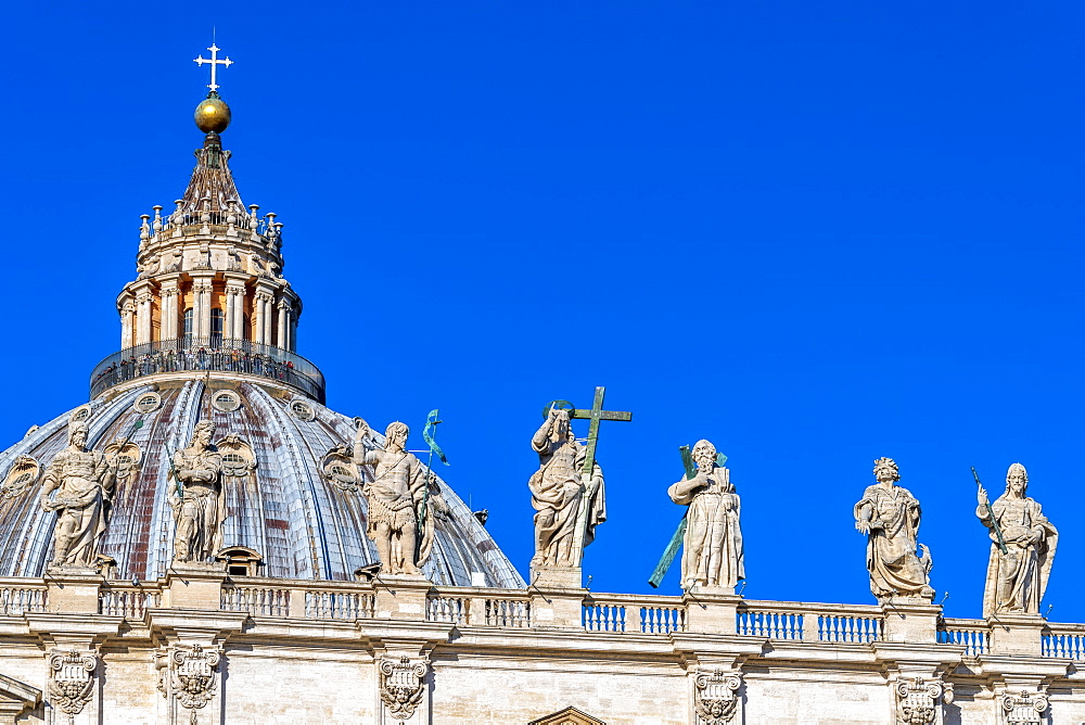 St. Peter's Basilica, UNESCO World Heritage Site, The Vatican, Rome, Lazio, Italy, Europe