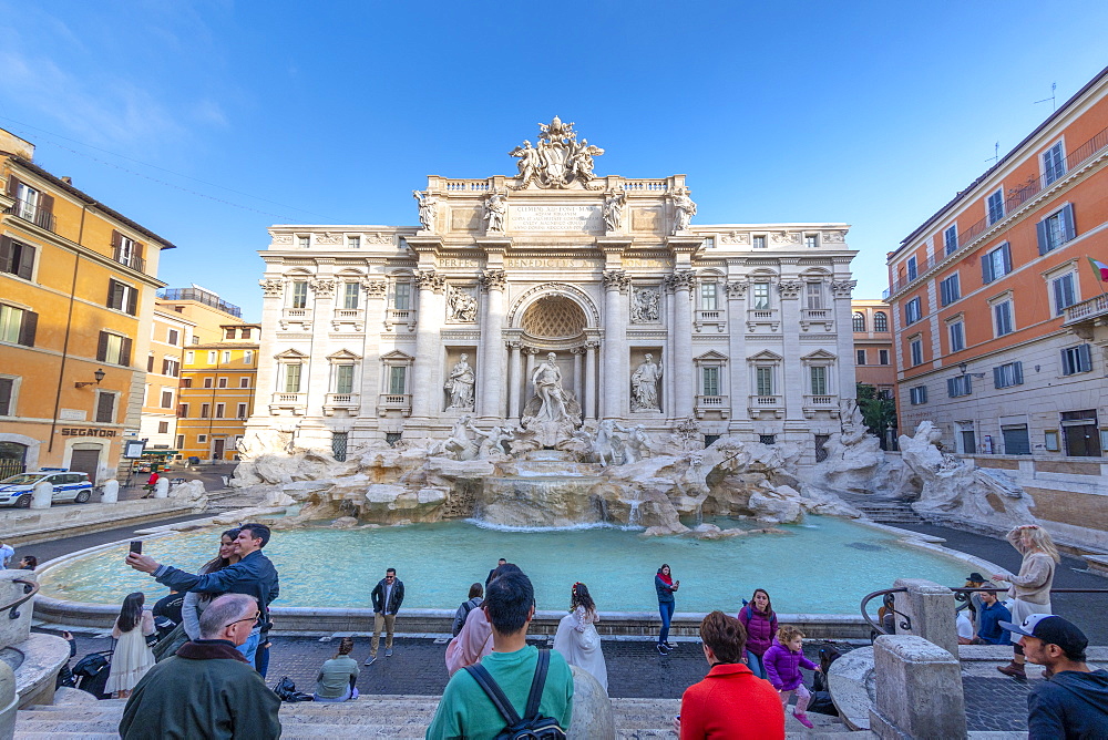 Trevi Fountain, Rome, Lazio, Italy, Europe