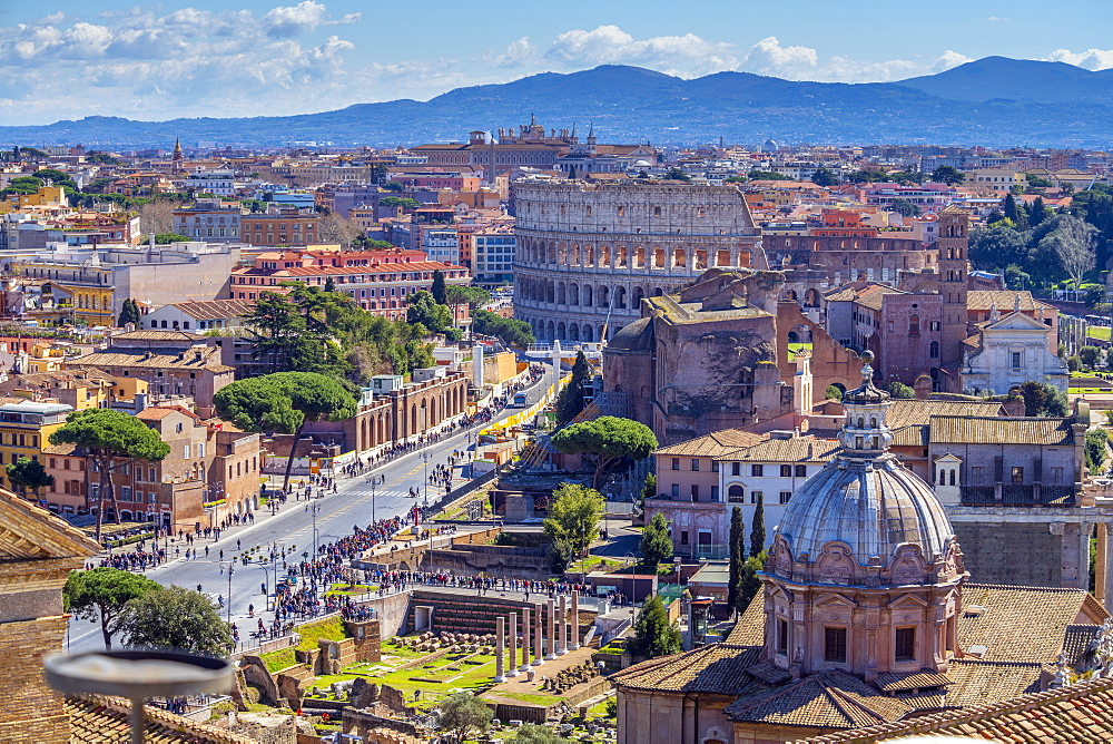 Coliseum, UNESCO World Heritage Site, Rome, Lazio, Italy, Europe