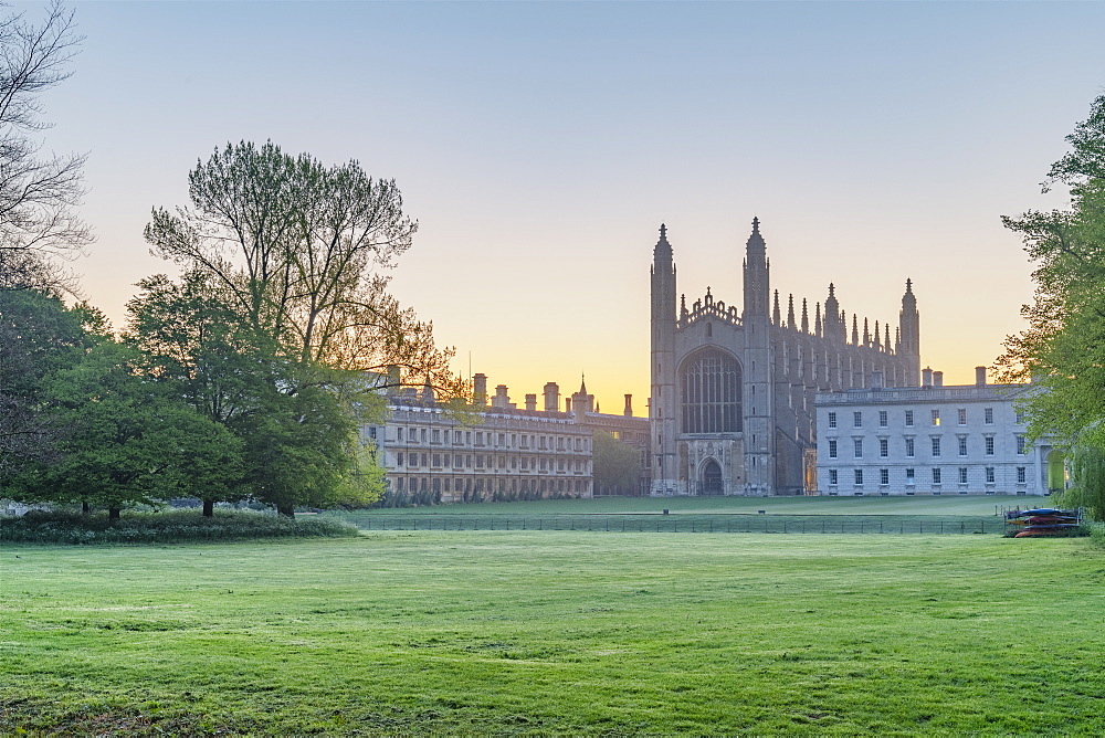 The Backs, King's College Chapel, Cambridge, Cambridgeshire, England, United Kingdom, Europe