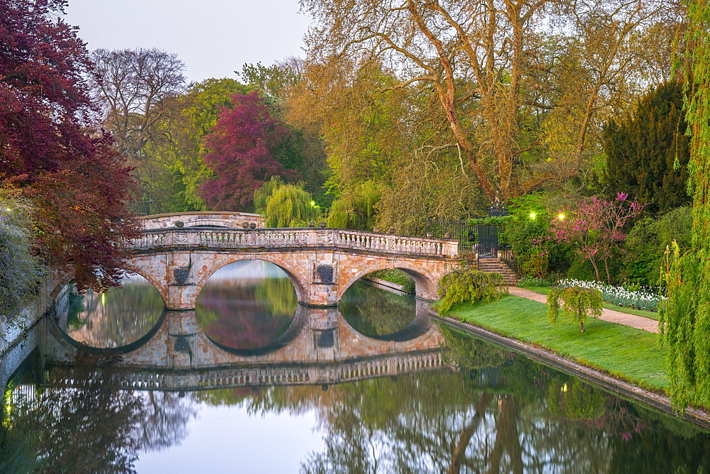 The Backs, Clare College, Clare Bridge, Cambridge, Cambridgeshire, England, United Kingdom, Europe