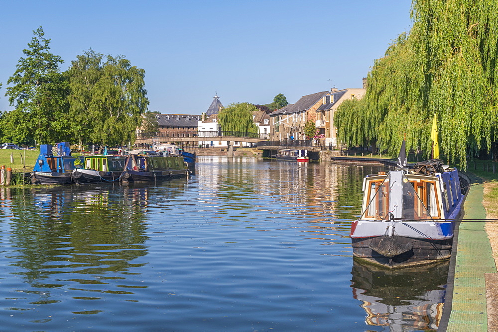 River Great Ouse, Ely, Cambridgeshire, England, United Kingdom, Europe